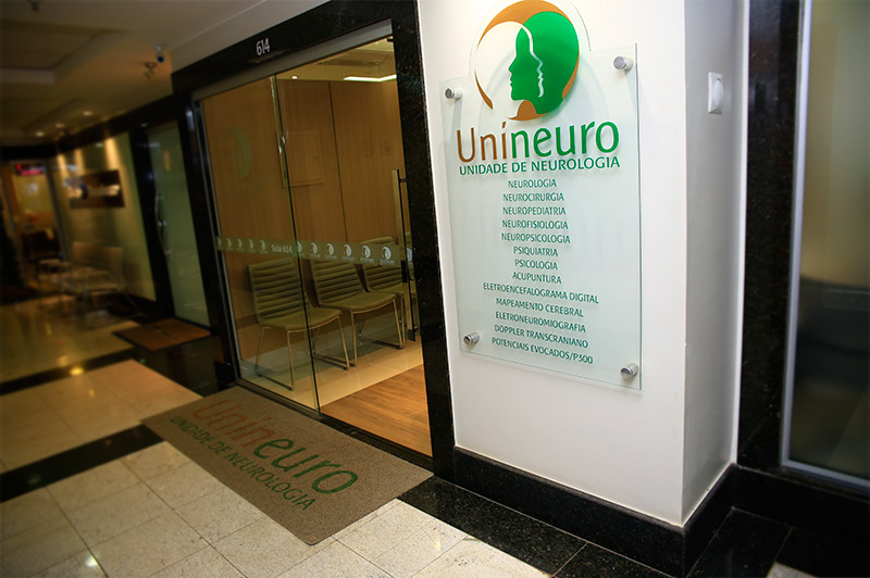 Entrada da Clínica Unineuro no Hospital Anchieta